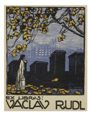 OTAKAR ŠTÁFL (CZECH / BOHEMIAN 1884 - 1945) - Two graphic sheets