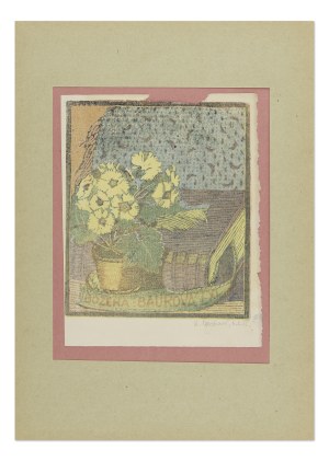 ANNA MACKOVÁ (CZECH / BOHEMIAN 1887 - 1969) - Ex Libris Božena Baurová