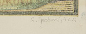ANNA MACKOVÁ (CZECH / BOHEMIAN 1887 - 1969) - Ex Libris Božena Baurová
