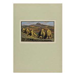 ANNA MACKOVÁ (CZECH / BOHEMIAN 1887 - 1969) - Ex libris of Arch. Fr. Kozák