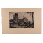 CHARLES NOLLET (FRANCE / FRENCH 1924 - 2002) - Notre Dame, Place de la Concorde and Hotel de Denis