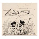VÁCLAV HÜBSCHMANN, VÁCLAV KLIMÁNEK, JOSEF ROHAN, JOZEF ČEJKA AND OTHERS (CZECH / BOHEMIAN) - Collection of 17 illustrations and cartoons