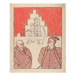 VÁCLAV HÜBSCHMANN, VÁCLAV KLIMÁNEK, JOSEF ROHAN, JOZEF ČEJKA AND OTHERS (CZECH / BOHEMIAN) - Collection of 17 illustrations and cartoons