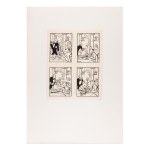 VÁCLAV HÜBSCHMANN, VÁCLAV KLIMÁNEK, JOSEF ROHAN, JOZEF ČEJKA AND OTHERS (CZECH / BOHEMIAN) - Collection of 17 illustrations and cartoons