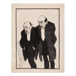 VÁCLAV HÜBSCHMANN, VÁCLAV KLIMÁNEK, JOSEF ROHAN, JOZEF ČEJKA AND OTHERS (CZECH / BOHEMIAN) - Collection of 17 illustrations and cartoons