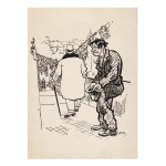 VÁCLAV HÜBSCHMANN, VÁCLAV KLIMÁNEK, JOSEF ROHAN, JOZEF ČEJKA AND OTHERS (CZECH / BOHEMIAN) - Collection of 17 illustrations and cartoons