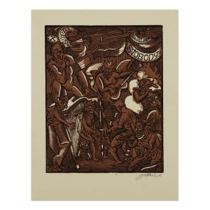 JOSEF VÁCHAL (CZECH / BOHEMIAN 1884 - 1969) - Bookplate by Jaroslav Svoboda