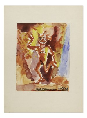 JOSEF VÁCHAL (CZECH / BOHEMIAN 1884 - 1969) - Devil