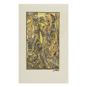 JOSEF VÁCHAL (CZECH / BOHEMIAN 1884 - 1969) - Bookplate of Karel Sedláček