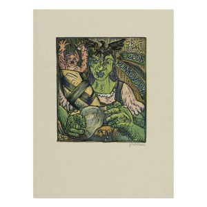 JOSEF VÁCHAL (CZECH / BOHEMIAN 1884 - 1969) - Ex libris Ruda Klinkovský