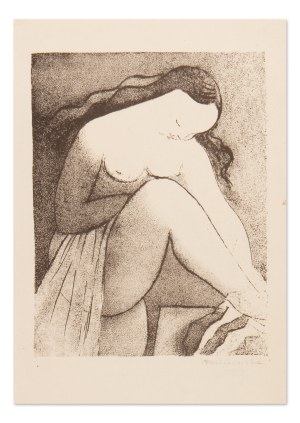 RUDOLF KREMLIČKA (CZECH / BOHEMIAN 1886 - 1932) - After the bath