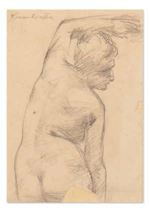 RUDOLF KREMLIČKA (CZECH / BOHEMIAN 1886 - 1932) - Nude study