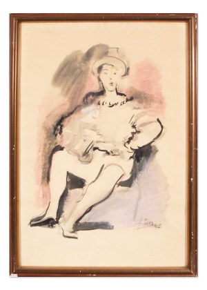 FRANTIŠEK SÜSSER (CZECH / BOHEMIAN 1890 - 1956) - Seated Cavalier