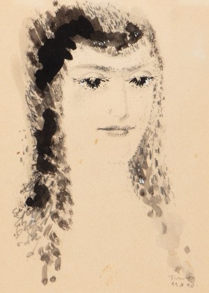 EMANUEL FRINTA (CZECH / BOHEMIAN 1896 - 1970) - Girl