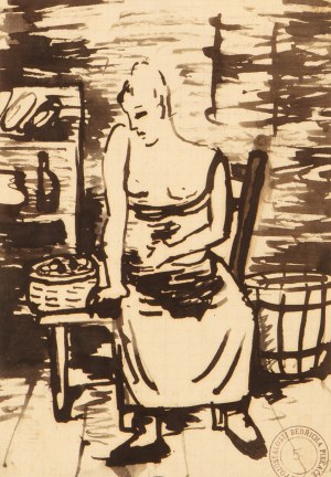 BEDŘICH PISKAČ (CZECH / BOHEMIAN 1898 - 1929) - Woman