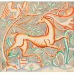 JOSEF DURYCH (CZECH / BOHEMIAN 1898 - 1973) - Bestiary deer