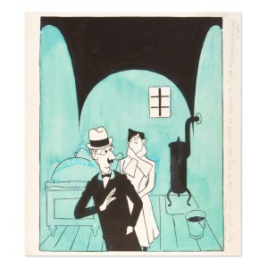 JOSEF NOVÁK (CZECH / BOHEMIAN 1902 - 1987) - It's not a nice apartment...