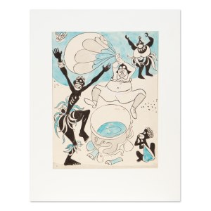 JOSEF NOVÁK (CZECH / BOHEMIAN 1902 - 1987) - Cannibals