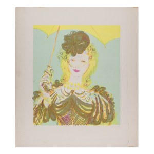 VLADIMÍR SYCHRA (CZECH / BOHEMIAN 1903 - 1963) - Lady with a parasol