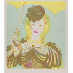 VLADIMÍR SYCHRA (CZECH / BOHEMIAN 1903 - 1963) - Lady with a parasol
