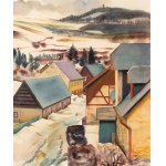 HERIBERT FISCHER-GEISING (GERMANY / GERMAN 1896 - 1984) - Motif from Geising