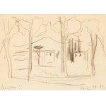 JAROSLAV GRUS (CZECH / BOHEMIAN 1891 - 1983) - A set of four drawings and one graphic sheet