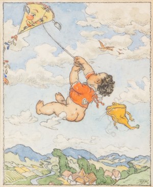 MARIE FISCHEROVÁ KVĚCHOVÁ (CZECH / BOHEMIAN 1892 - 1984) - Dragon