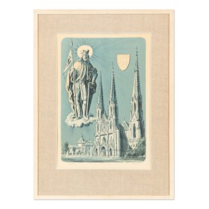 CYRIL BOUDA (CZECH / BOHEMIAN 1901 - 1984) - Saint Wenceslas (Saint Wenceslas Cathedral in Olomouc)