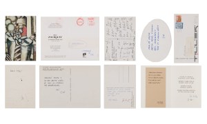 JIŘÍ KOLÁŘ (CZECH / BOHEMIAN 1914 - 2002) - A collection of correspondence and three prologues