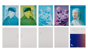 JIŘÍ KOLÁŘ (CZECH / BOHEMIAN 1914 - 2002) - A set of five New Year's cards (PF - Pour Féliciter)
