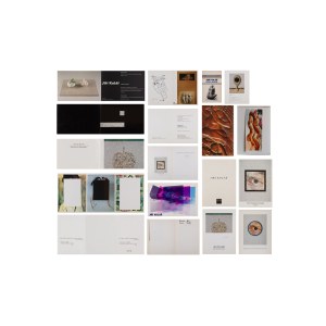 JIŘÍ KOLÁŘ (CZECH / BOHEMIAN 1914 - 2002) - A collection of exhibition catalogues and invitations supplemented with one monograph by M. Lamač