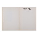 JIŘÍ KOLÁŘ (CZECH / BOHEMIAN 1914 - 2002) - A collection of exhibition catalogues and invitations supplemented with one monograph by M. Lamač