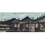 VLADIMÍR FUKA (CZECH / BOHEMIAN 1926 - 1977) - Memories of Ostrava evenings