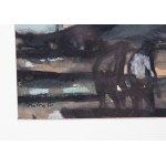 VLADIMÍR FUKA (CZECH / BOHEMIAN 1926 - 1977) - Memories of Ostrava evenings