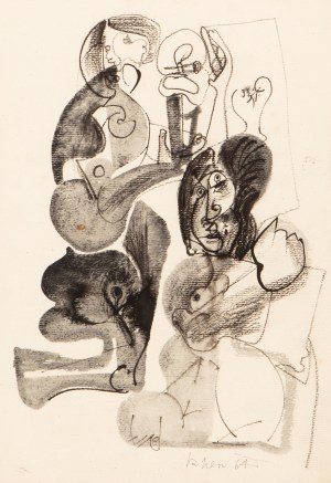 VÁCLAV MENČÍK (CZECH / BOHEMIAN 1926 - 2013) - Characters