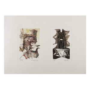 KAREL VYSUŠIL (CZECH / BOHEMIAN 1926 - 2014) - Two graphic sheets