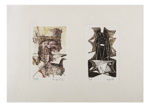 KAREL VYSUŠIL (CZECH / BOHEMIAN 1926 - 2014) - Two graphic sheets