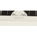 VLADIMÍR KOMÁREK (CZECH / BOHEMIAN 1928 - 2002) - Alone in bed - two graphic sheets