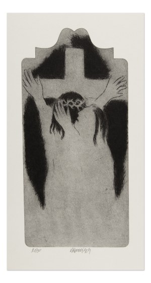 VLADIMÍR KOMÁREK (CZECH / BOHEMIAN 1928 - 2002) - From the Stations of the Cross