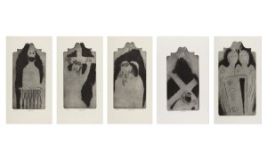 VLADIMÍR KOMÁREK (CZECH / BOHEMIAN 1928 - 2002) - Stations of the Cross - 6 sheets