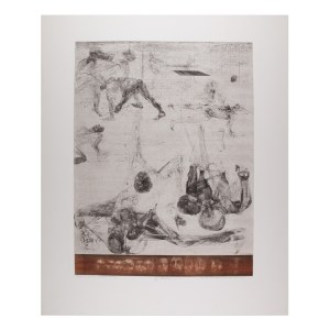 JIŘÍ ANDERLE (CZECH / BOHEMIAN 1936*) - Dürer's Saint Jerome (Perspective No. 3)