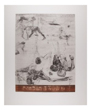 JIŘÍ ANDERLE (CZECH / BOHEMIAN 1936*) - Dürer's Saint Jerome (Perspective No. 3)