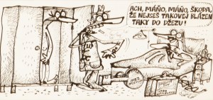 JAN VYČÍTAL (CZECH / BOHEMIAN 1942 - 2020) - Oh, Mano, Mano...