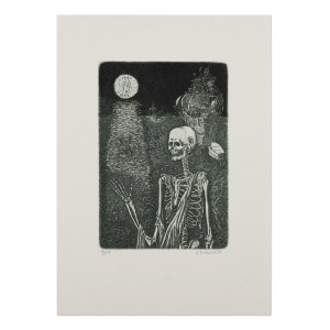 JINDŘICH PILEČEK (CZECH / BOHEMIAN 1944 - 2002) - Bookplate