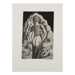 JINDŘICH PILEČEK (CZECH / BOHEMIAN 1944 - 2002) - Bookplate Z.P.