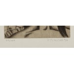 JINDŘICH PILEČEK (CZECH / BOHEMIAN 1944 - 2002) - Bookplate P.P.