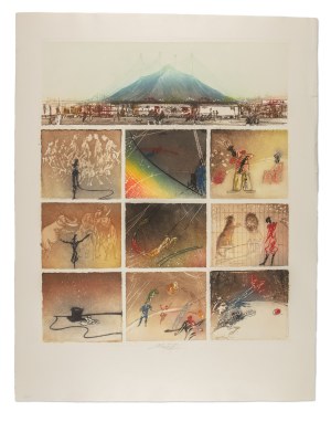 LADISLAV KUKLÍK (CZECH / BOHEMIAN 1947*) - Circus (large sheet)