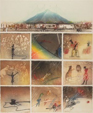 LADISLAV KUKLÍK (CZECH / BOHEMIAN 1947*) - Circus (large sheet)
