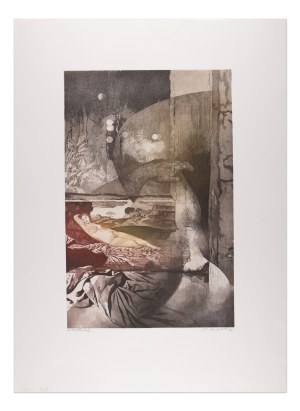 LADISLAV KUKLÍK (CZECH / BOHEMIAN 1947*) - Sleeping Venus (large sheet)