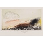 LADISLAV KUKLÍK (CZECH / BOHEMIAN 1947*) - Nudes of girls by a tree - 3 graphic sheets